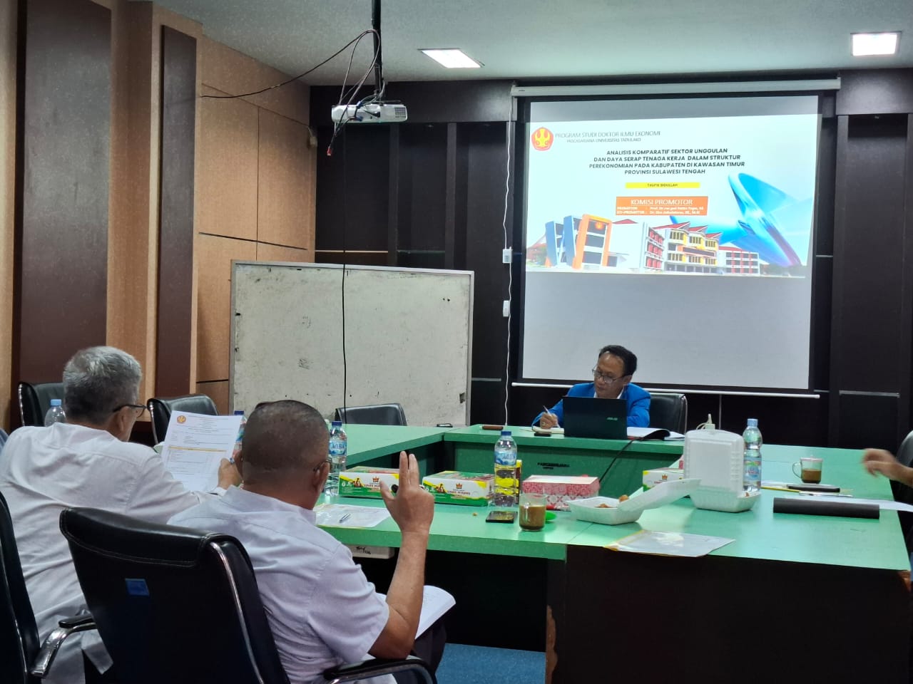 Ujian proposal program doktoral pak Rektor