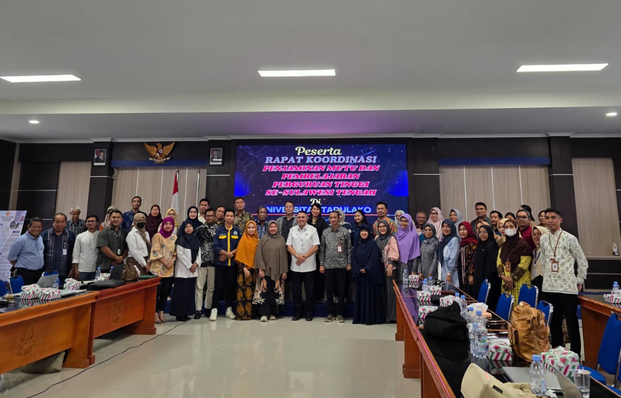 rakor penjaminan mutu dan pengembangan pembelajaran di Perguruan Tinggi Se-Sulteng